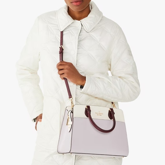 Kate Spade Madison Colorblock Saffiano Leather Medium Satchel
Lilac Moonligh
NWT - Picture 5 of 16